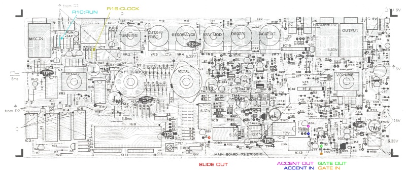 mainboard wiring points